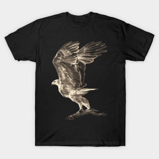 Eagle Preparing for Take-off Motivational T-Shirt